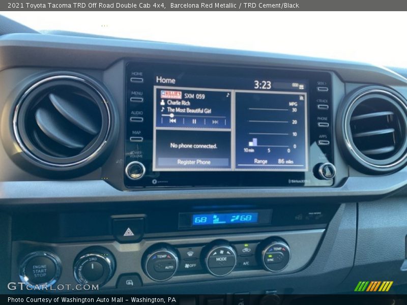 Controls of 2021 Tacoma TRD Off Road Double Cab 4x4