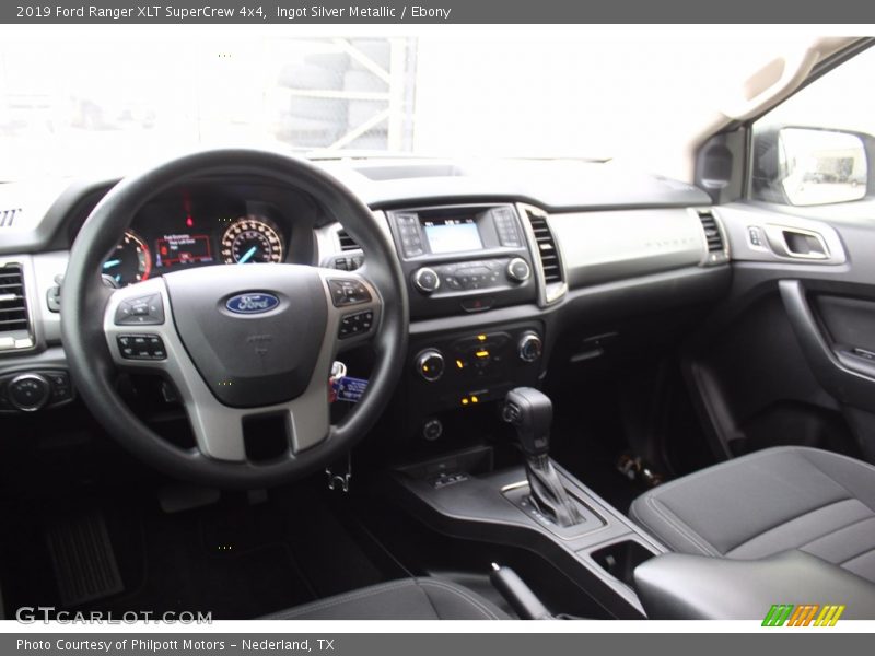 Ingot Silver Metallic / Ebony 2019 Ford Ranger XLT SuperCrew 4x4