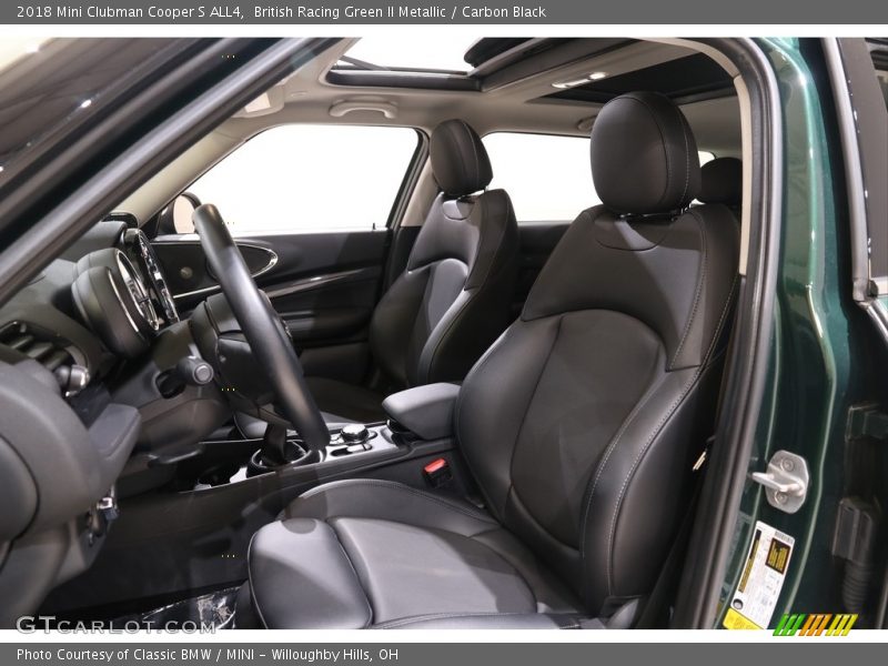 British Racing Green II Metallic / Carbon Black 2018 Mini Clubman Cooper S ALL4