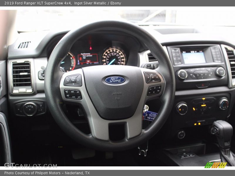 Ingot Silver Metallic / Ebony 2019 Ford Ranger XLT SuperCrew 4x4