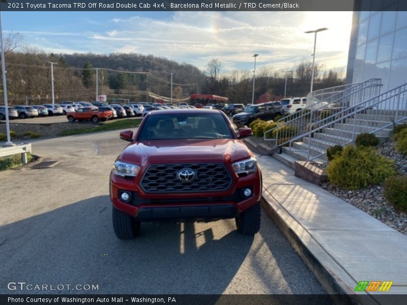 Barcelona Red Metallic / TRD Cement/Black 2021 Toyota Tacoma TRD Off Road Double Cab 4x4