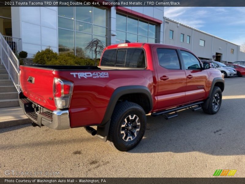 Barcelona Red Metallic / TRD Cement/Black 2021 Toyota Tacoma TRD Off Road Double Cab 4x4