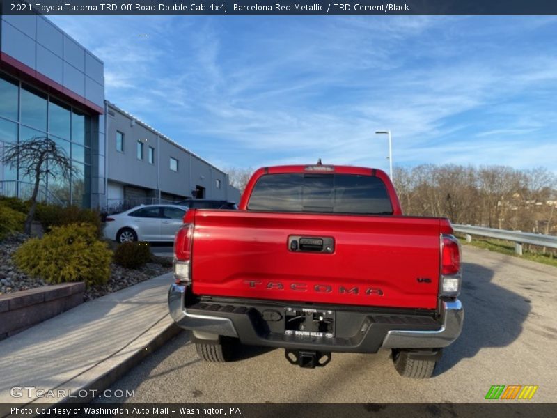 Barcelona Red Metallic / TRD Cement/Black 2021 Toyota Tacoma TRD Off Road Double Cab 4x4