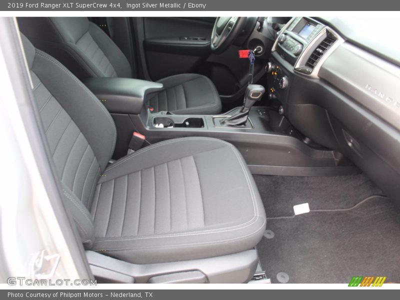 Ingot Silver Metallic / Ebony 2019 Ford Ranger XLT SuperCrew 4x4