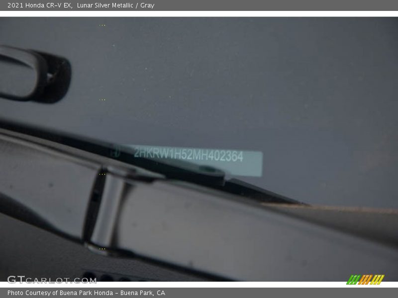 Lunar Silver Metallic / Gray 2021 Honda CR-V EX