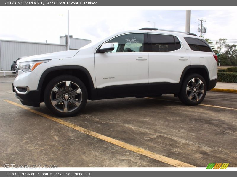 White Frost Tricoat / Jet Black 2017 GMC Acadia SLT
