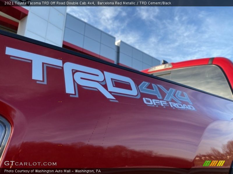 Barcelona Red Metallic / TRD Cement/Black 2021 Toyota Tacoma TRD Off Road Double Cab 4x4