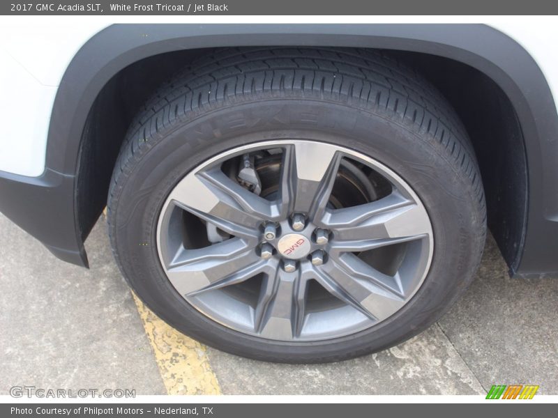 White Frost Tricoat / Jet Black 2017 GMC Acadia SLT