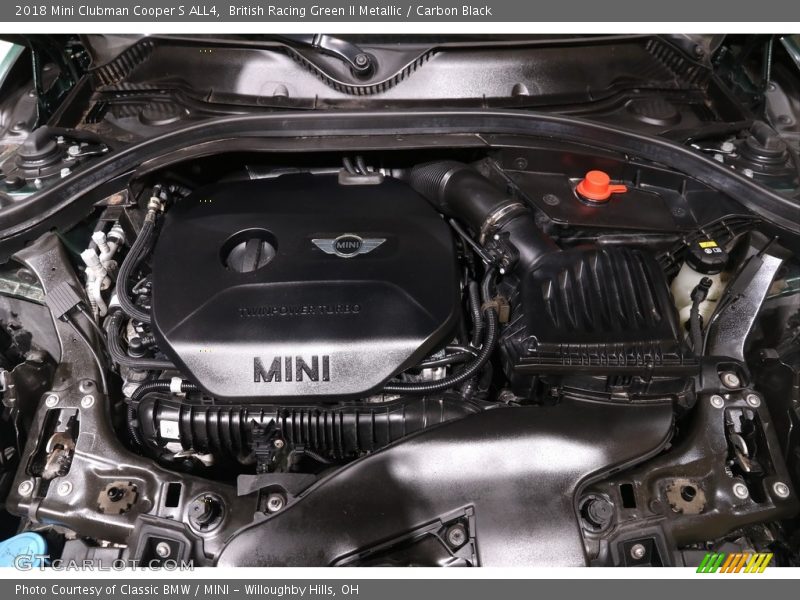 British Racing Green II Metallic / Carbon Black 2018 Mini Clubman Cooper S ALL4