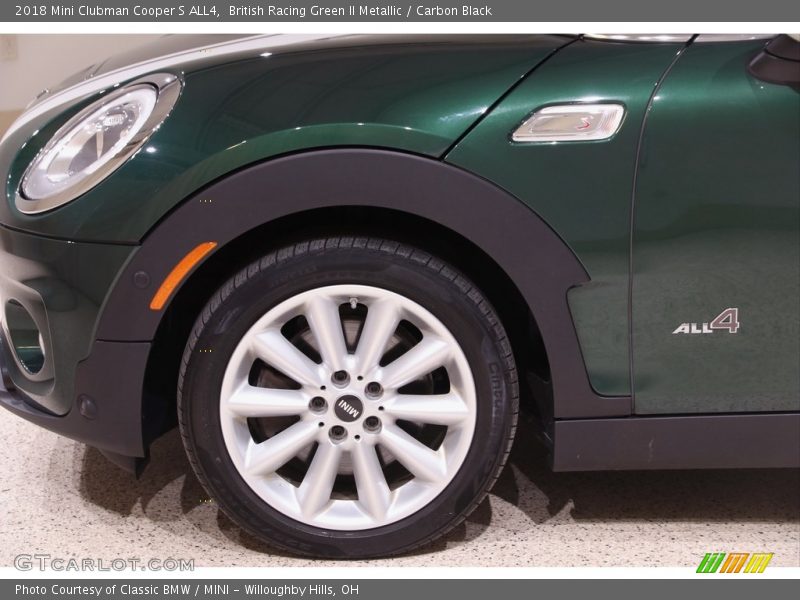British Racing Green II Metallic / Carbon Black 2018 Mini Clubman Cooper S ALL4