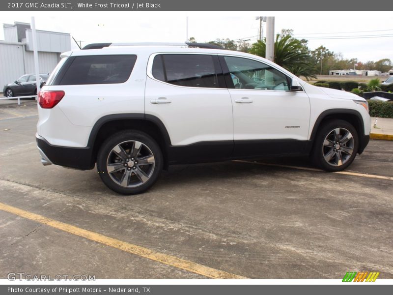White Frost Tricoat / Jet Black 2017 GMC Acadia SLT