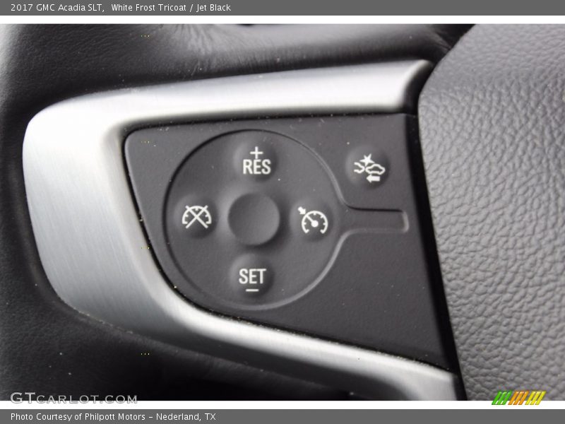 White Frost Tricoat / Jet Black 2017 GMC Acadia SLT