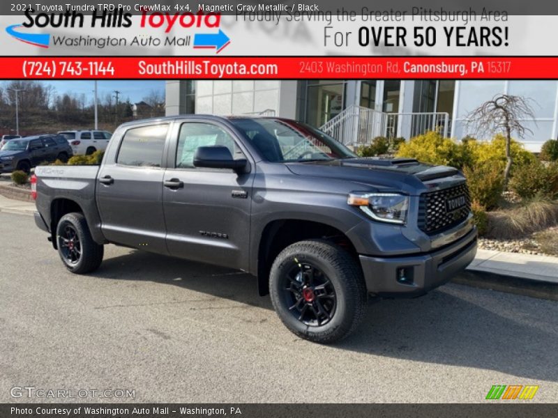 Magnetic Gray Metallic / Black 2021 Toyota Tundra TRD Pro CrewMax 4x4