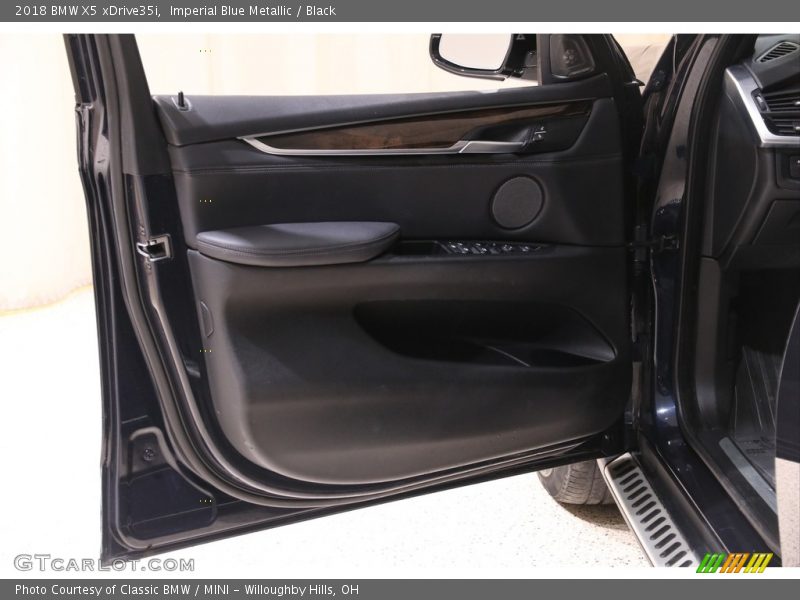 Imperial Blue Metallic / Black 2018 BMW X5 xDrive35i