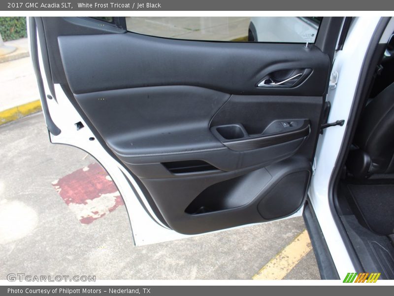 White Frost Tricoat / Jet Black 2017 GMC Acadia SLT