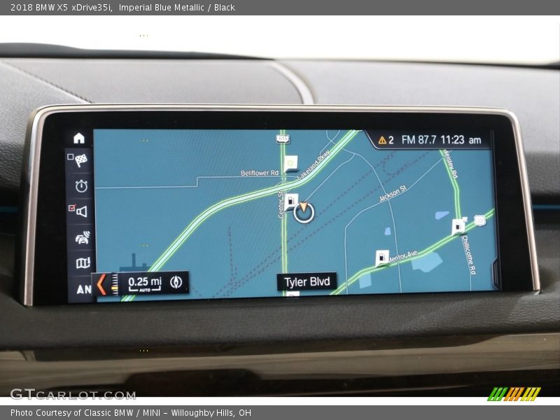 Imperial Blue Metallic / Black 2018 BMW X5 xDrive35i
