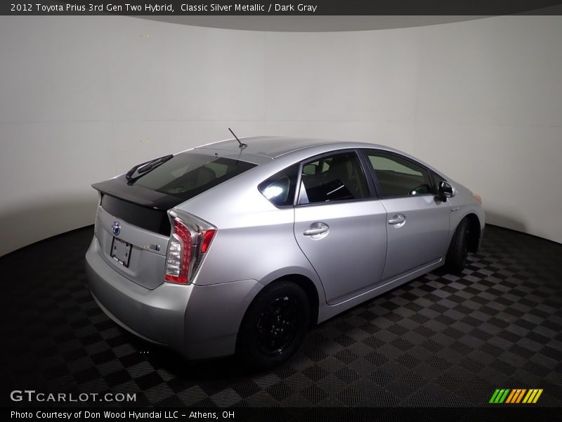 Classic Silver Metallic / Dark Gray 2012 Toyota Prius 3rd Gen Two Hybrid