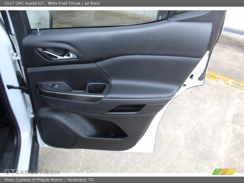 White Frost Tricoat / Jet Black 2017 GMC Acadia SLT
