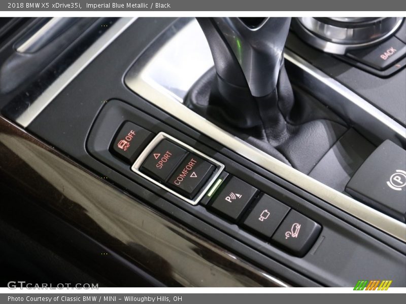 Imperial Blue Metallic / Black 2018 BMW X5 xDrive35i