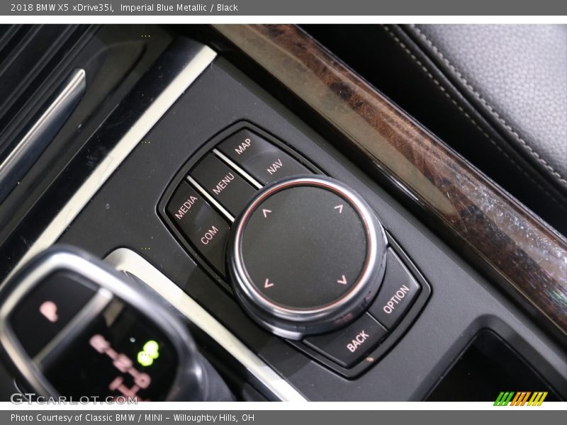 Imperial Blue Metallic / Black 2018 BMW X5 xDrive35i