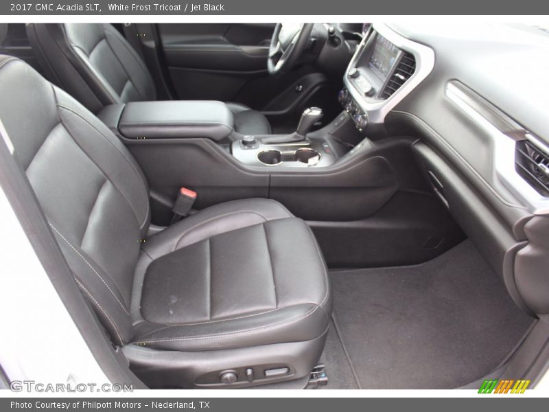 White Frost Tricoat / Jet Black 2017 GMC Acadia SLT