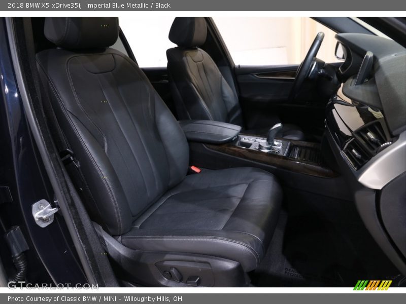 Imperial Blue Metallic / Black 2018 BMW X5 xDrive35i