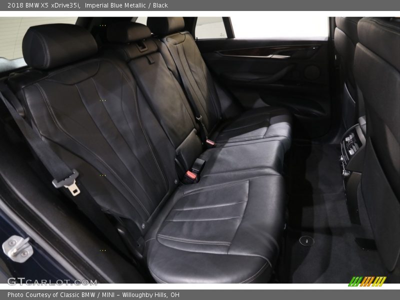Imperial Blue Metallic / Black 2018 BMW X5 xDrive35i