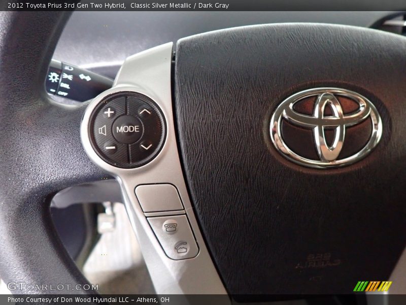 Classic Silver Metallic / Dark Gray 2012 Toyota Prius 3rd Gen Two Hybrid