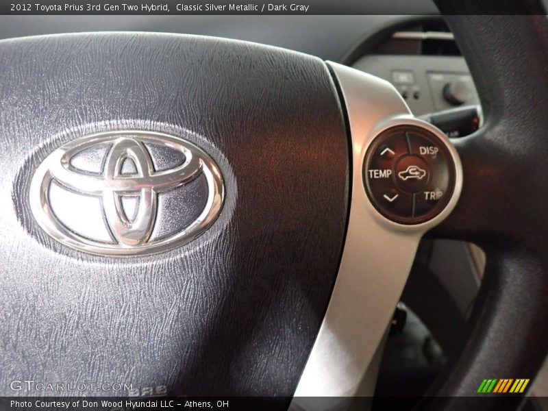 Classic Silver Metallic / Dark Gray 2012 Toyota Prius 3rd Gen Two Hybrid