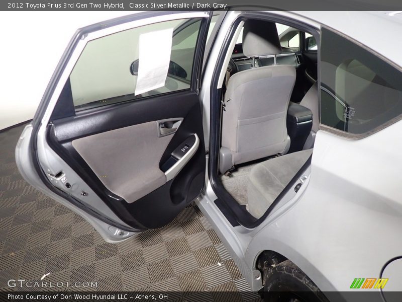 Classic Silver Metallic / Dark Gray 2012 Toyota Prius 3rd Gen Two Hybrid