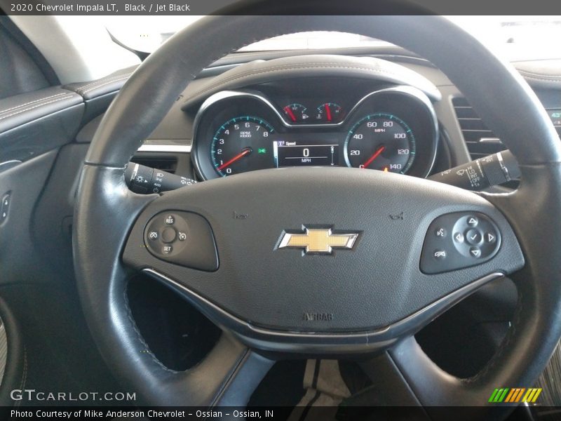 Black / Jet Black 2020 Chevrolet Impala LT