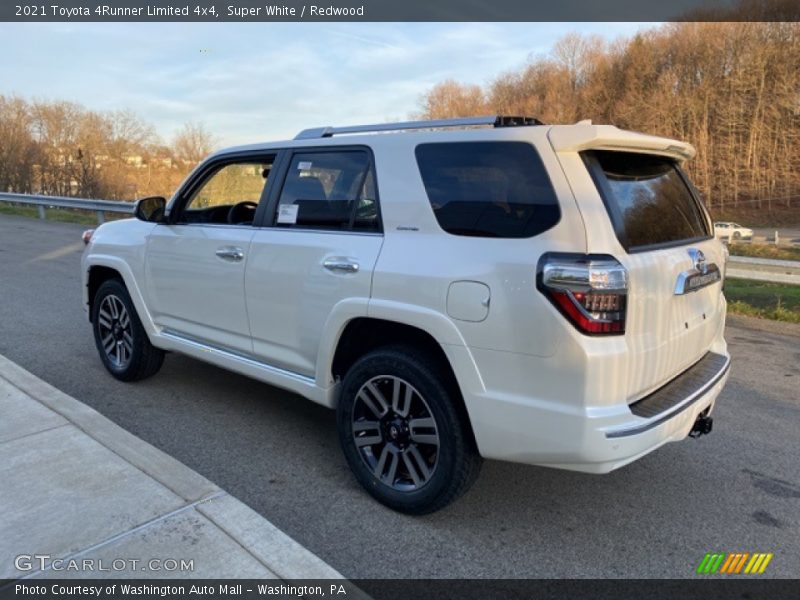 Super White / Redwood 2021 Toyota 4Runner Limited 4x4
