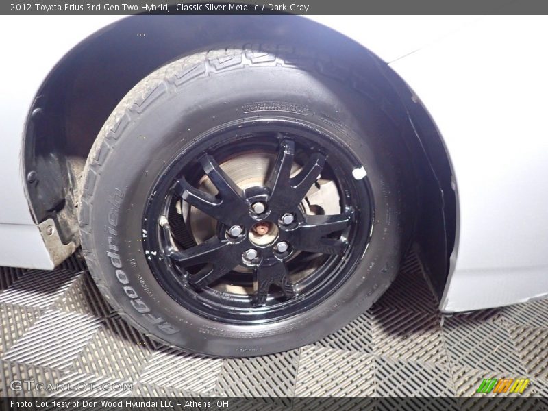 Classic Silver Metallic / Dark Gray 2012 Toyota Prius 3rd Gen Two Hybrid