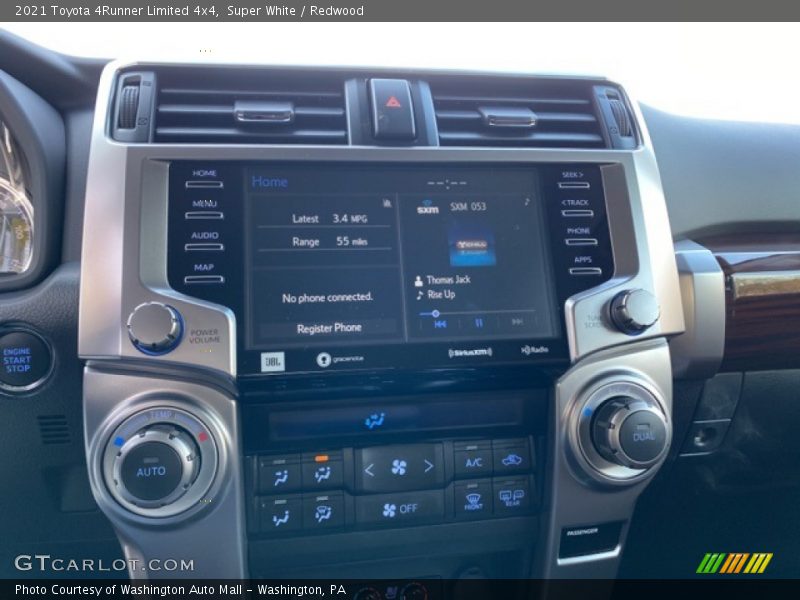 Super White / Redwood 2021 Toyota 4Runner Limited 4x4