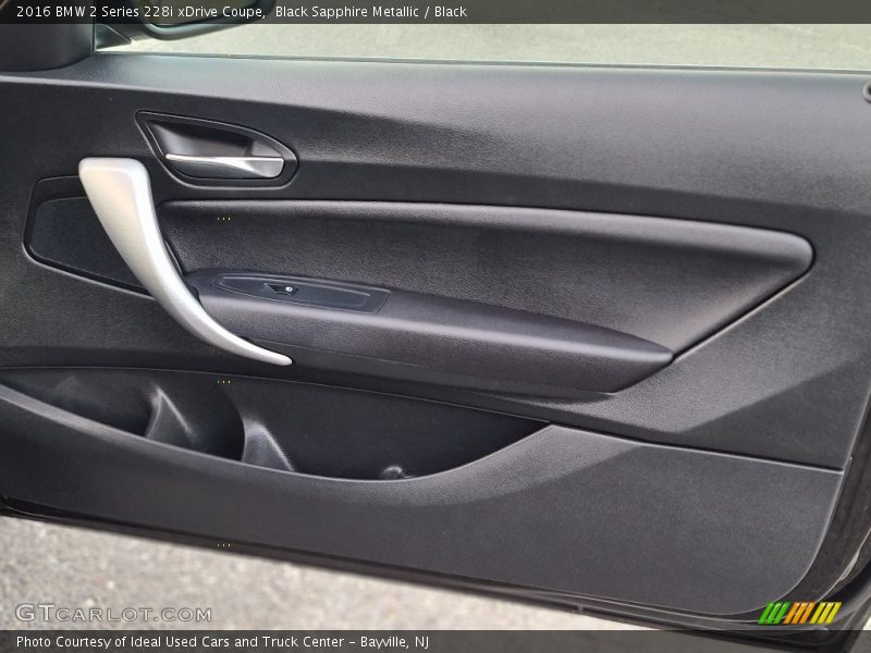 Black Sapphire Metallic / Black 2016 BMW 2 Series 228i xDrive Coupe
