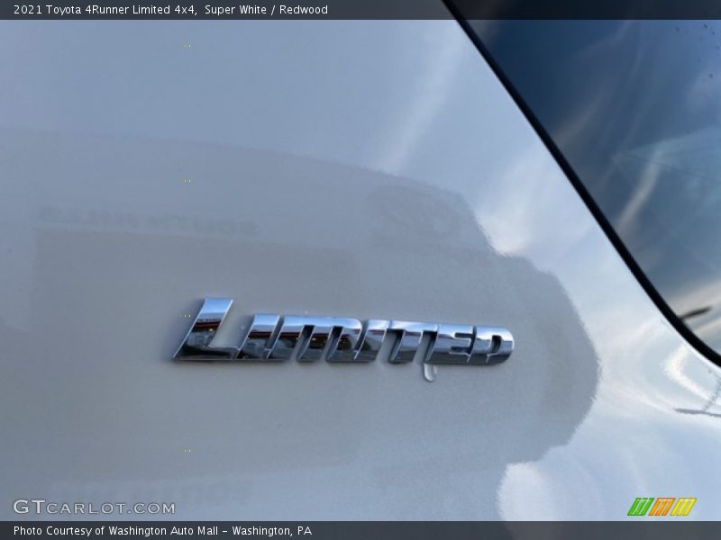 Super White / Redwood 2021 Toyota 4Runner Limited 4x4