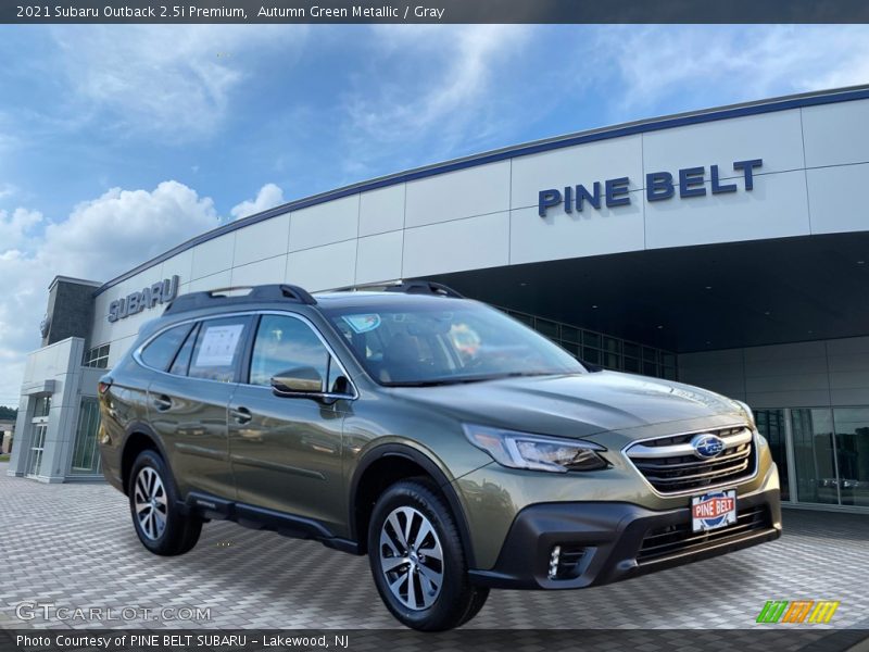 Autumn Green Metallic / Gray 2021 Subaru Outback 2.5i Premium