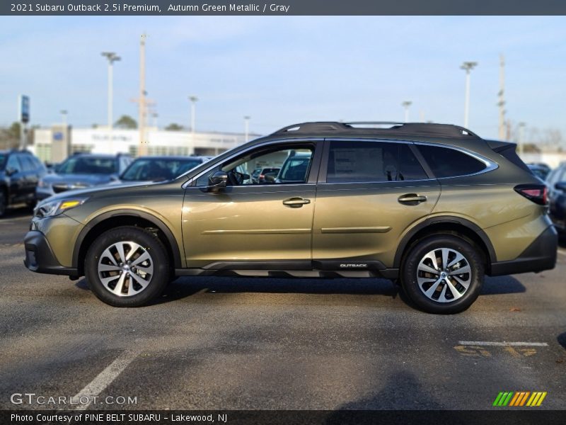 Autumn Green Metallic / Gray 2021 Subaru Outback 2.5i Premium