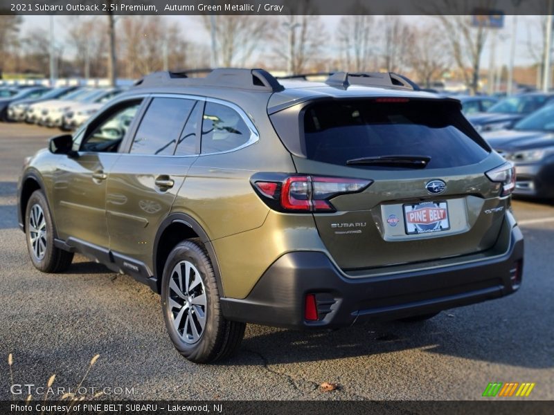 Autumn Green Metallic / Gray 2021 Subaru Outback 2.5i Premium