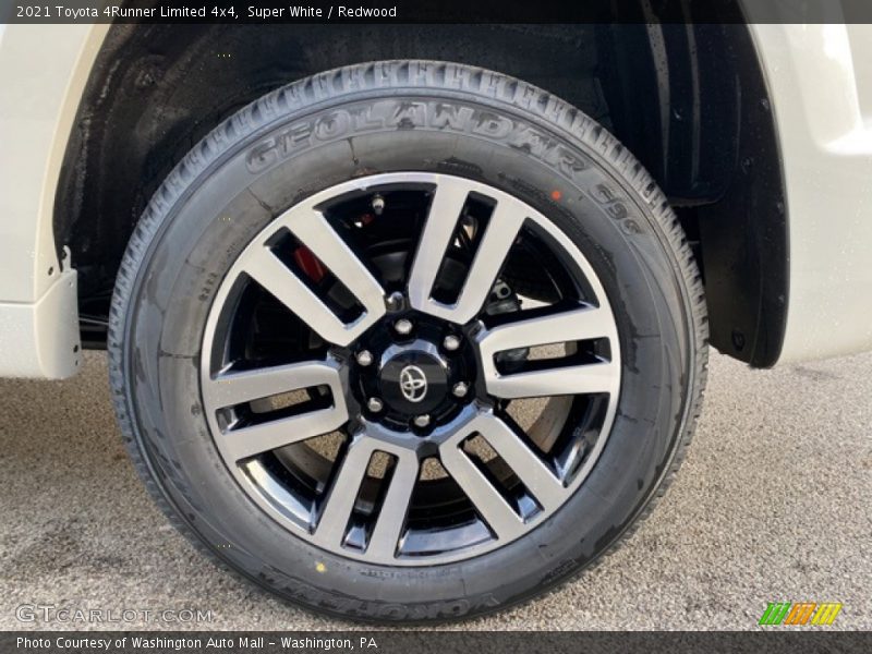 Super White / Redwood 2021 Toyota 4Runner Limited 4x4