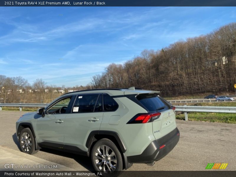 Lunar Rock / Black 2021 Toyota RAV4 XLE Premium AWD