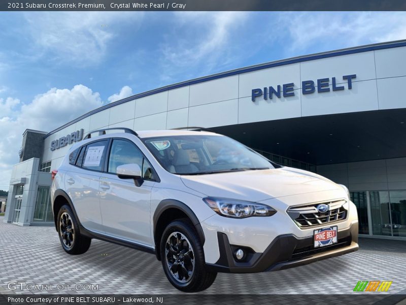 Crystal White Pearl / Gray 2021 Subaru Crosstrek Premium
