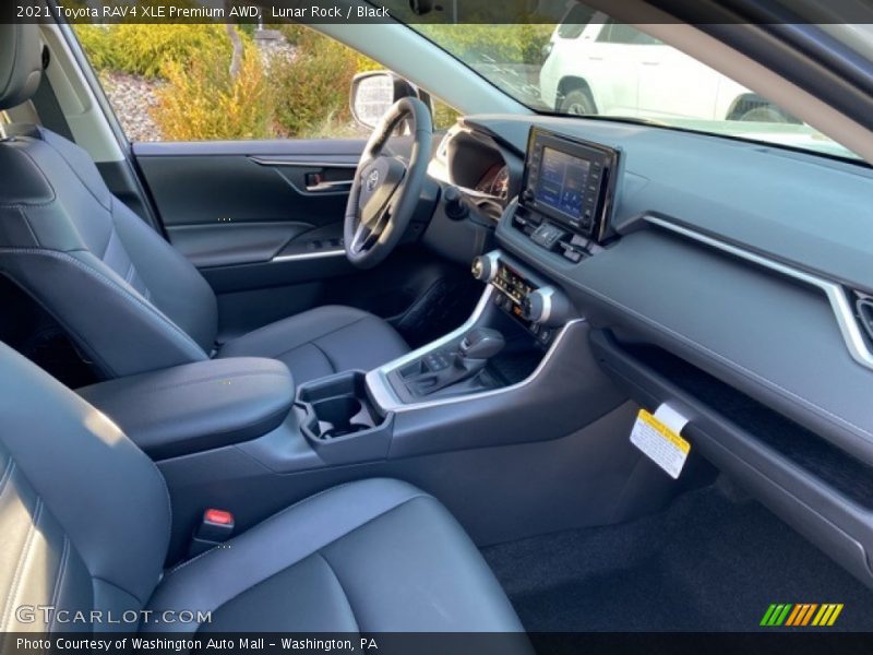 Lunar Rock / Black 2021 Toyota RAV4 XLE Premium AWD