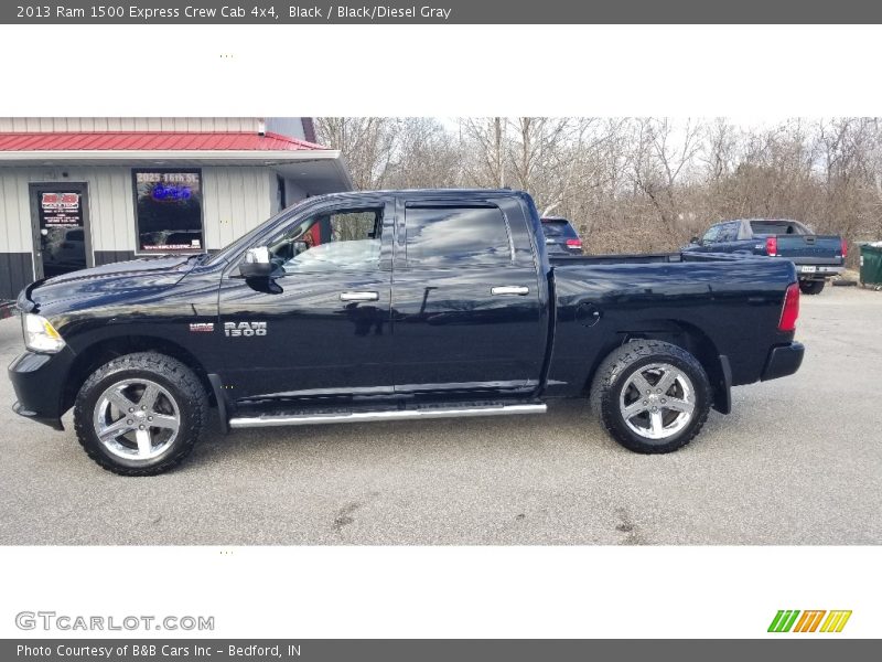 Black / Black/Diesel Gray 2013 Ram 1500 Express Crew Cab 4x4