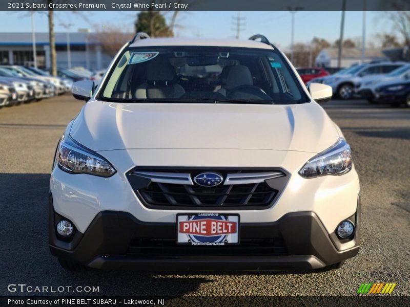 Crystal White Pearl / Gray 2021 Subaru Crosstrek Premium