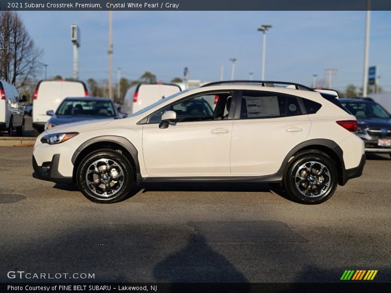Crystal White Pearl / Gray 2021 Subaru Crosstrek Premium