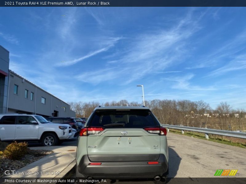 Lunar Rock / Black 2021 Toyota RAV4 XLE Premium AWD