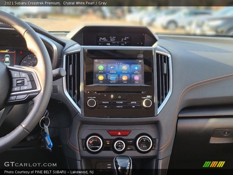 Crystal White Pearl / Gray 2021 Subaru Crosstrek Premium