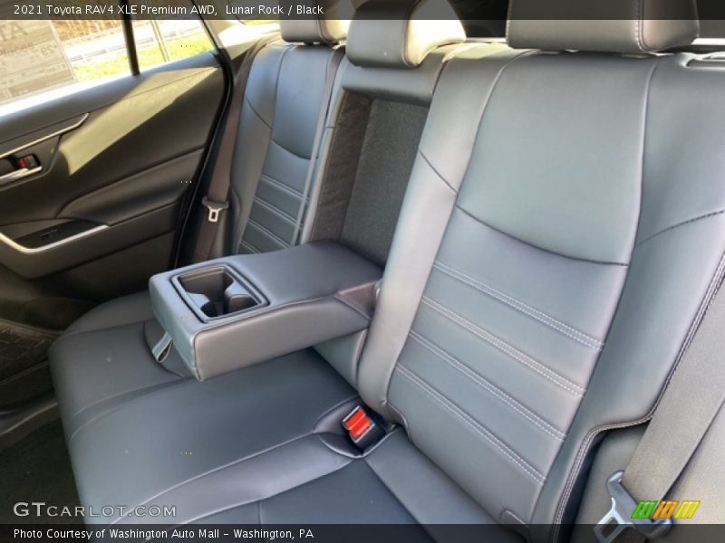 Lunar Rock / Black 2021 Toyota RAV4 XLE Premium AWD