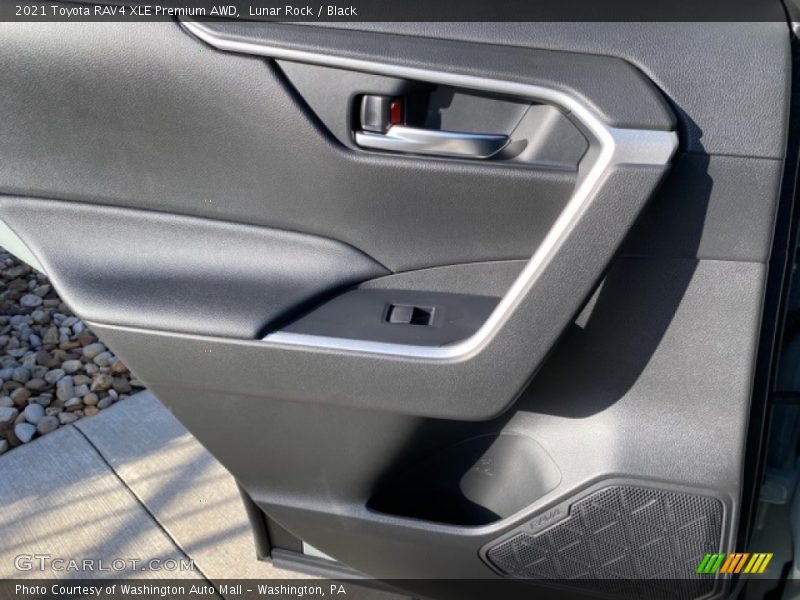 Lunar Rock / Black 2021 Toyota RAV4 XLE Premium AWD